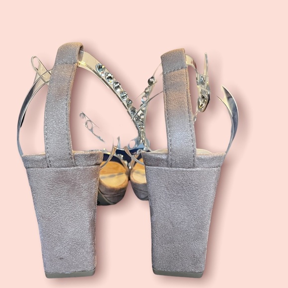 Chinese Laundry Tyler platform sandals with crystal accents CLEARANCE - Picture 4 of 8